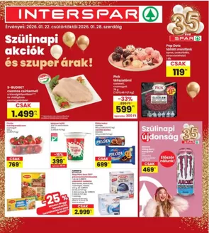 Interspar katalógus, Paks | INTERSPAR | 2026-01-22T00:00:00.000Z - 2026-01-28T00:00:00.000Z