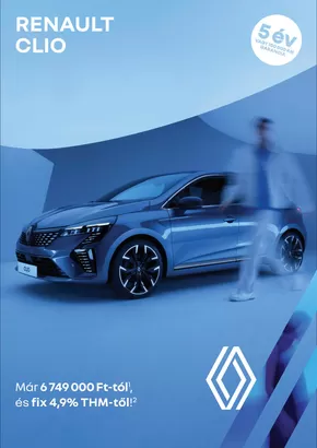 Renault katalógus, Budapest | Renault clio-price | 2025-03-07T00:00:00.000Z - 2026-03-07T00:00:00.000Z