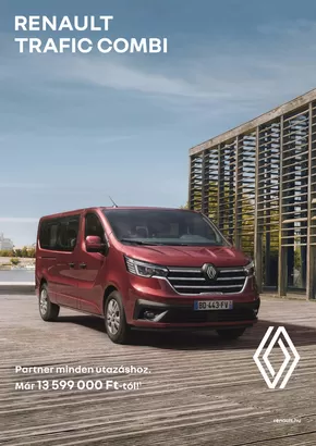Renault katalógus, Budapest | Renault trafic-combi-price | 2025-03-07T00:00:00.000Z - 2026-03-07T00:00:00.000Z