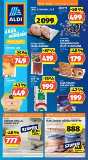 Aldi katalógus, Budaörs | Következő heti ALDI akciós újság | 2026-02-19T00:00:00.000Z - 2026-02-25T00:00:00.000Z