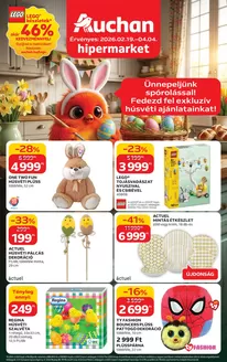 Auchan katalógus | Takarítson meg most ajánlatainkkal | 2026-02-16T00:00:00.000Z - 2026-04-04T00:00:00.000Z