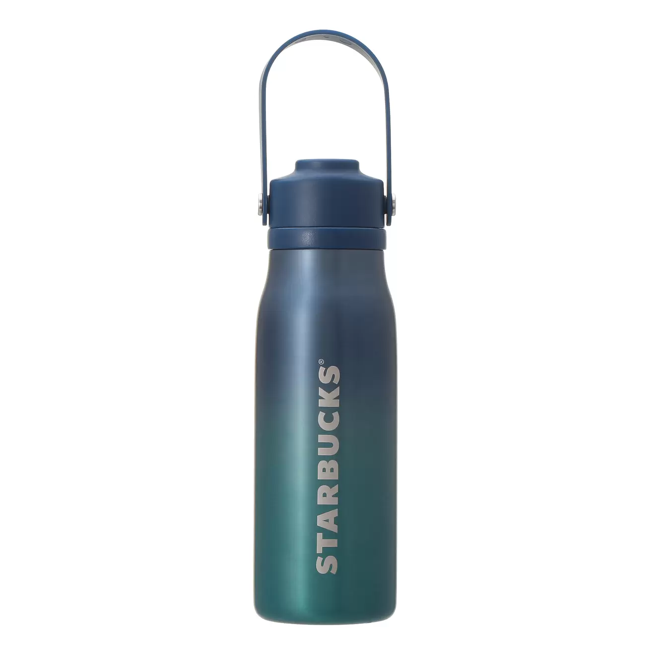 ハンドルリッドステンレスボトルデュアルブルーグラデーション532ml