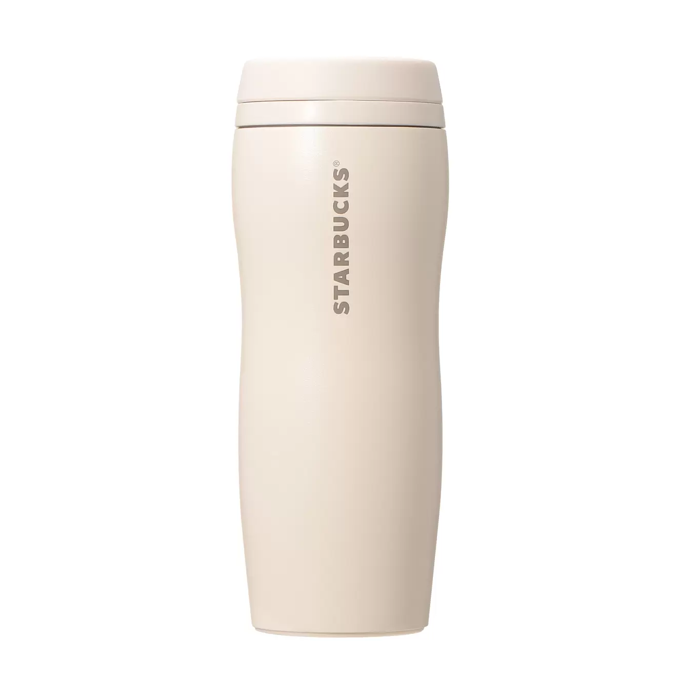 カーヴドリサイクルステンレスボトルマットベージュ355ml