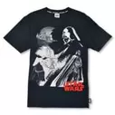 スター・ウォーズ ダース・ベイダー 半袖Tシャツ カラーロゴ ブラック