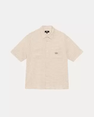 CRINKLED CHECK SS SHIRT