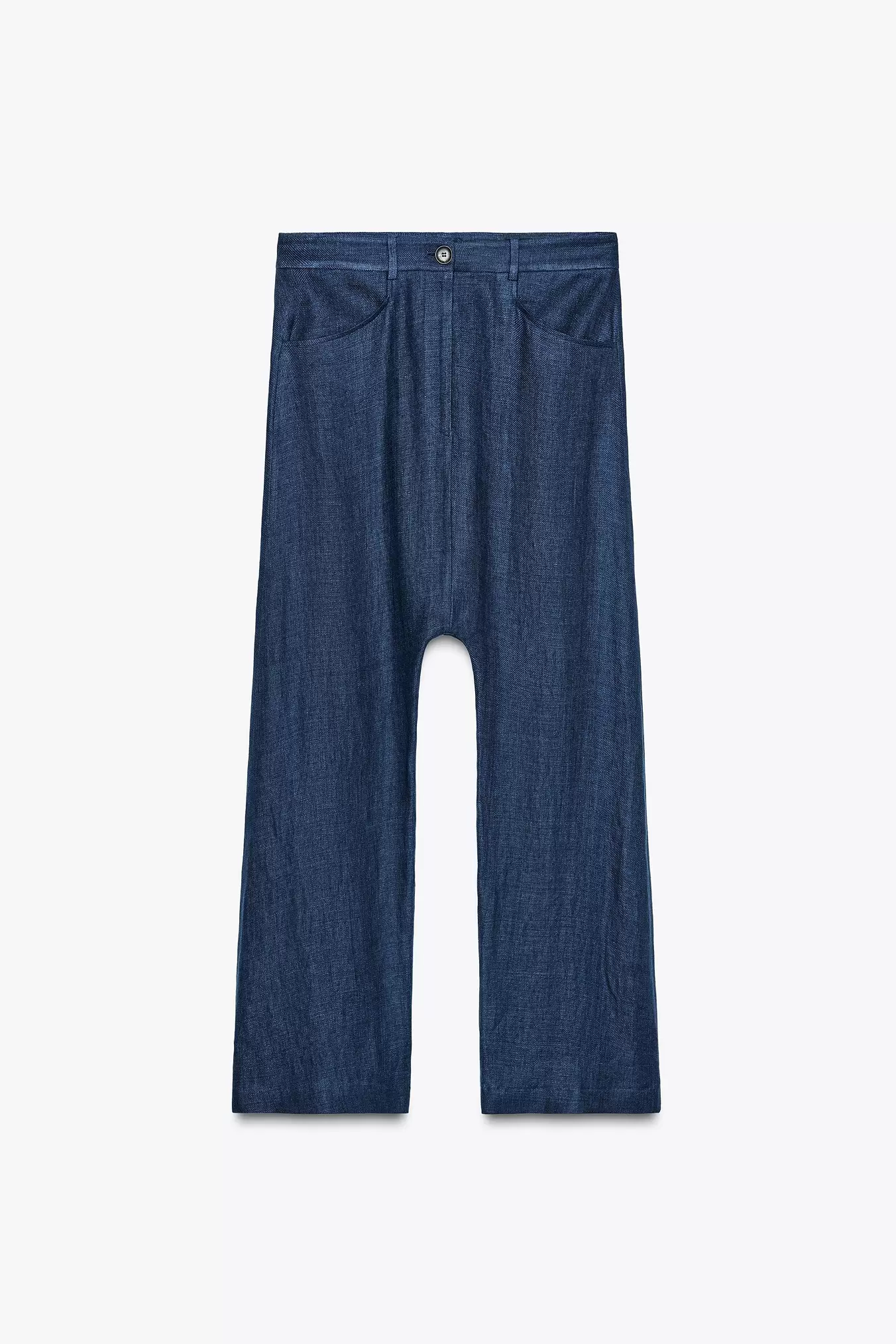PANTALÓN BAGGY LINO 100% ZW COLLECTION LIMITED EDITION
