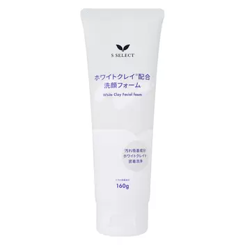 エスセレクト　クレイ洗顔フォーム　160g