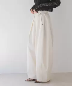 バレルレッグボリュームパンツ