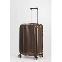中型キャリーケース 容量48L 高さ55cm拡張機能付きファスナーキャリーケース モカ