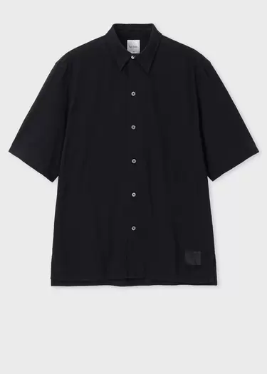 "Cropped Logo" グレンチェックパターン オーバーサイズシャツ