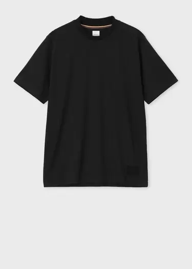 "Cropped Logo" テックウール Tシャツ