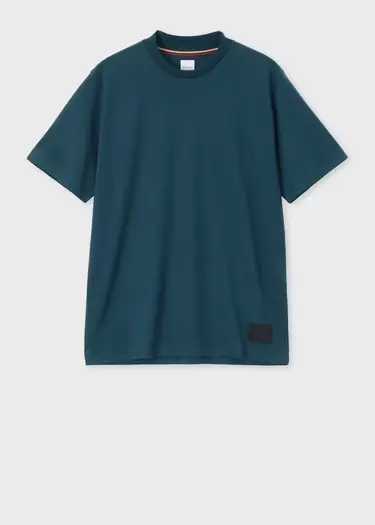 "Cropped Logo" テックウール Tシャツ