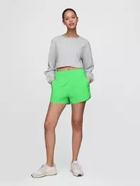 GapFit ハイライズ ランニング ショートパンツ
