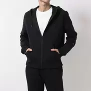 アクティブ ドリームブレンド フルジップフーディー / ACTIV COLL DREAMBLEND FZ HOODIE （ブラック）