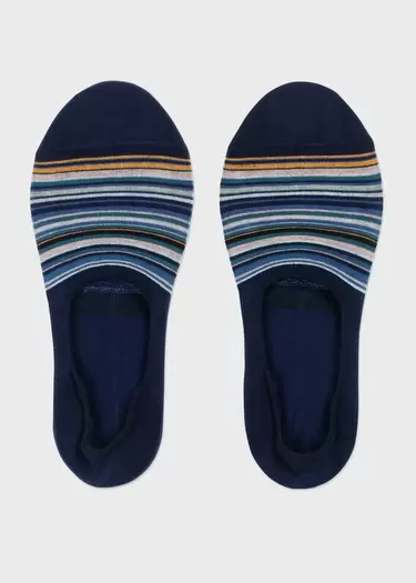 "Signature Stripe" シューズイン ソックス