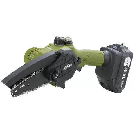 ナフコ 14.4V充電式ハンディチェーンソー HCSE-14.4LiNA