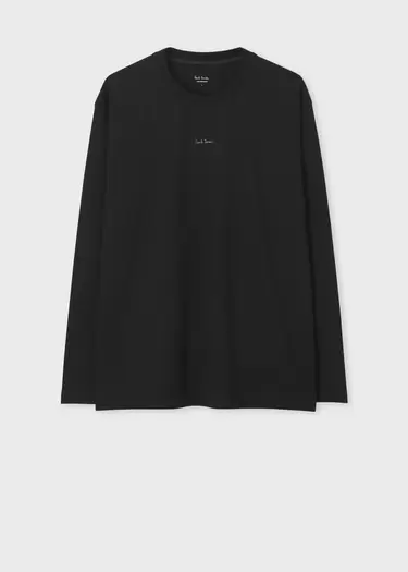 グラデーションロゴ 長袖Tシャツ