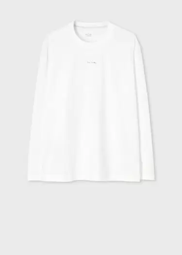 グラデーションロゴ 長袖Tシャツ