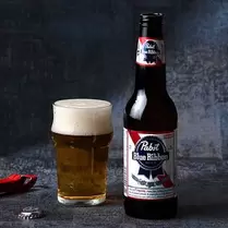 【お酒】パブスト　ブルーリボン　瓶　355ml【オンラインストア限定アウトレット】