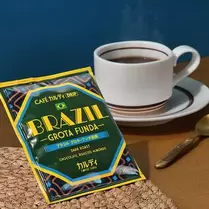 カフェカルディドリップ　ブラジル　グロタ・フンダ農園　ダークロースト　1p【オンラインストア限定アウトレット】