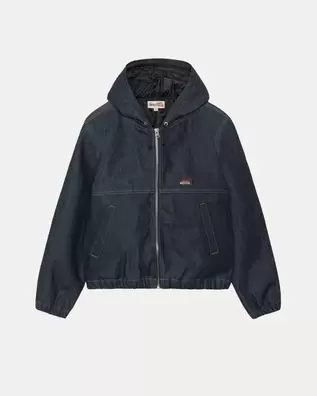 INSULATED WORK JACKET RAW DENIM