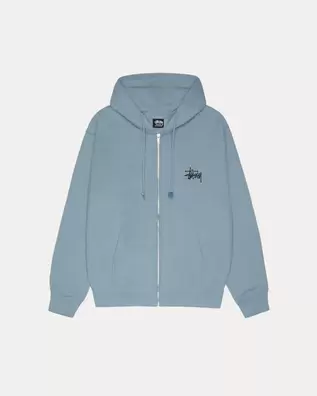 BASIC STÜSSY ZIP HOODIE