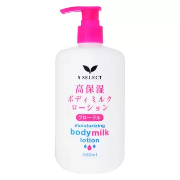 エスセレクト　高保湿ボディミルク　フローラル　400ml