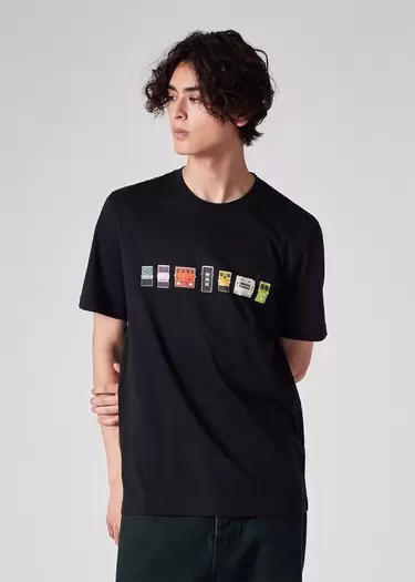 Paul Smith × Oasis ギターペダル Tシャツ