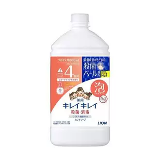 キレイキレイ薬用泡ハンドソープ　フルーツミックス　詰替特大