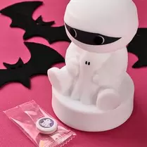 6色に光るミイラちゃんライト　1p【ハロウィン】