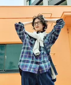 40ビエラレピアチェックシャツ