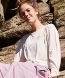 Roxy Fitness BOUNDLESS SPIRIT LS TEE 2 ウィメンズ フィットネス 長袖Tシャツ クイックドライ @autumn - WCF0