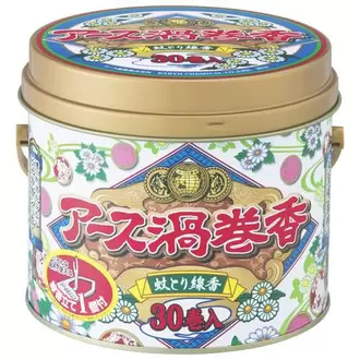 アース製薬アース渦巻香30巻　缶入　×24個セット