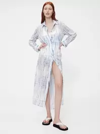 GapStudio ボイルシャツドレス