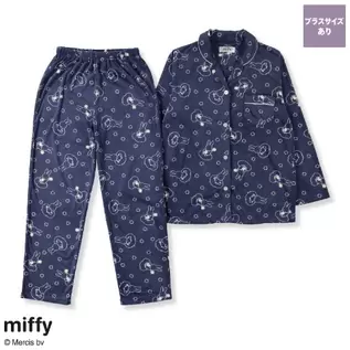 レディース　シャツパジャマ（miffy）