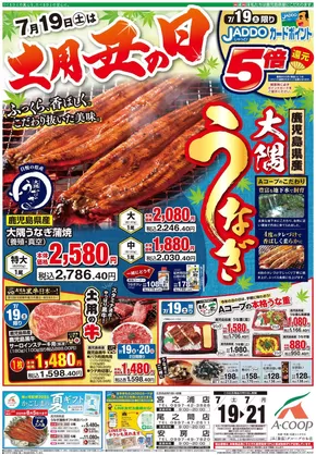 栗東市でのAコープ 鹿児島のカタログ | すべての掘り出し物ハンターのためのトップオファー | 2025-07-19T00:00:00.000Z - 2025-07-21T00:00:00.000Z