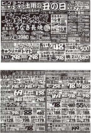 高槻市でのビッグヨーサンのカタログ | ビッグヨーサン チラシ | 2025-07-18T00:00:00.000Z - 2025-07-20T00:00:00.000Z
