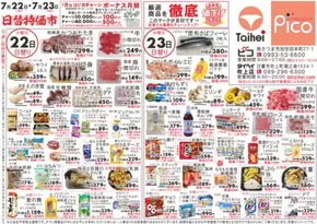 福岡市でのピコのカタログ | ピコ チラシ | 2025-07-22T00:00:00.000Z - 2025-07-23T00:00:00.000Z