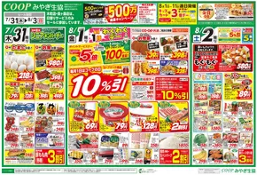 千葉市でのみやぎ生活協同組合のカタログ | チラシ | 2025-07-31T00:00:00.000Z - 2025-08-03T00:00:00.000Z