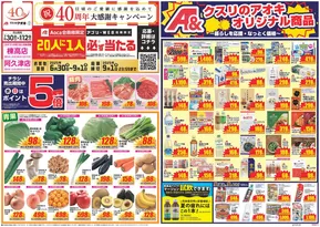 土浦市でのクスリのアオキのカタログ | 排他的な掘り出し物 | 2025-06-30T00:00:00.000Z - 2025-09-01T00:00:00.000Z