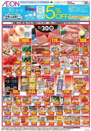 広島市でのイオンのカタログ | すべてのお客様のための素晴らしいオファー | 2025-07-30T00:00:00.000Z - 2025-07-31T00:00:00.000Z