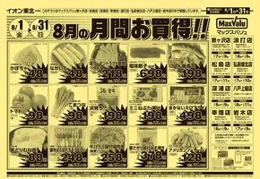 船橋市でのマックスバリュのカタログ | 排他的な掘り出し物 | 2025-08-01T00:00:00.000Z - 2025-08-31T00:00:00.000Z