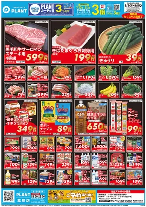 津幡町でのスーパーセンタープラントのカタログ | トップディールと割引 | 2025-08-02T00:00:00.000Z - 2025-08-05T00:00:00.000Z