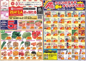三条市でのクスリのアオキのカタログ | 割引とプロモーション | 2025-06-30T00:00:00.000Z - 2025-09-01T00:00:00.000Z