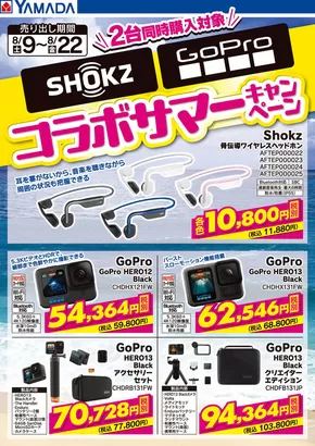 日南市でのヤマダ電機のカタログ | 私たちのお客様のための排他的な取引 | 2025-08-08T00:00:00.000Z - 2025-08-22T00:00:00.000Z