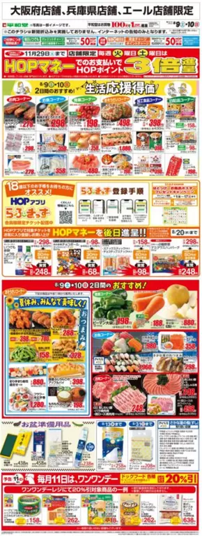 長浜市での平和堂のカタログ | すべての人のための魅力的な特別オファー | 2025-08-08T00:00:00.000Z - 2025-08-10T00:00:00.000Z
