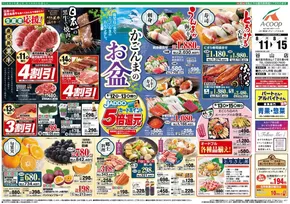 南九州市でのAコープ 鹿児島のカタログ | トップディールと割引 | 2025-08-11T00:00:00.000Z - 2025-08-15T00:00:00.000Z