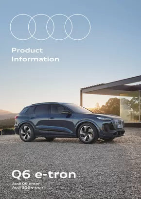 札幌市でのアウディのカタログ | Q6e tron SQ6e tron | 2025-08-11T00:00:00.000Z - 2025-08-25T00:00:00.000Z