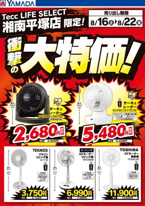 さいたま市でのヤマダ電機のカタログ | 倹約家のためのトップオファー | 2025-08-15T00:00:00.000Z - 2025-08-22T00:00:00.000Z