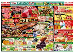 佐倉市でのマルエーのカタログ | マルエー チラシ | 2025-08-17T00:00:00.000Z - 2025-08-19T00:00:00.000Z